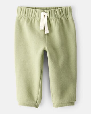 Baby Boy 100% Cotton Faux Denim Pull-On Pants - Blue