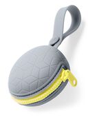 Grey - Grab & Go Silicone Pacifier Holder, Selected