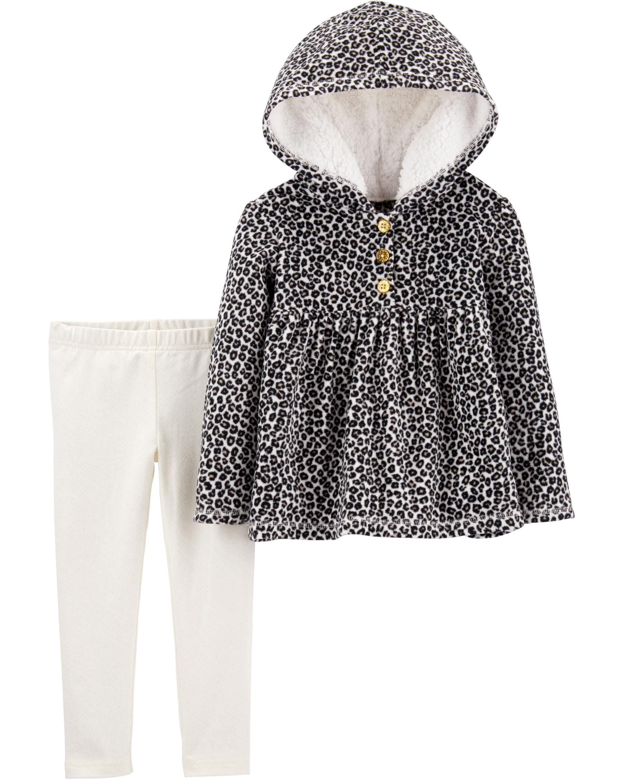 Carters Print Tunic Baby Leopard