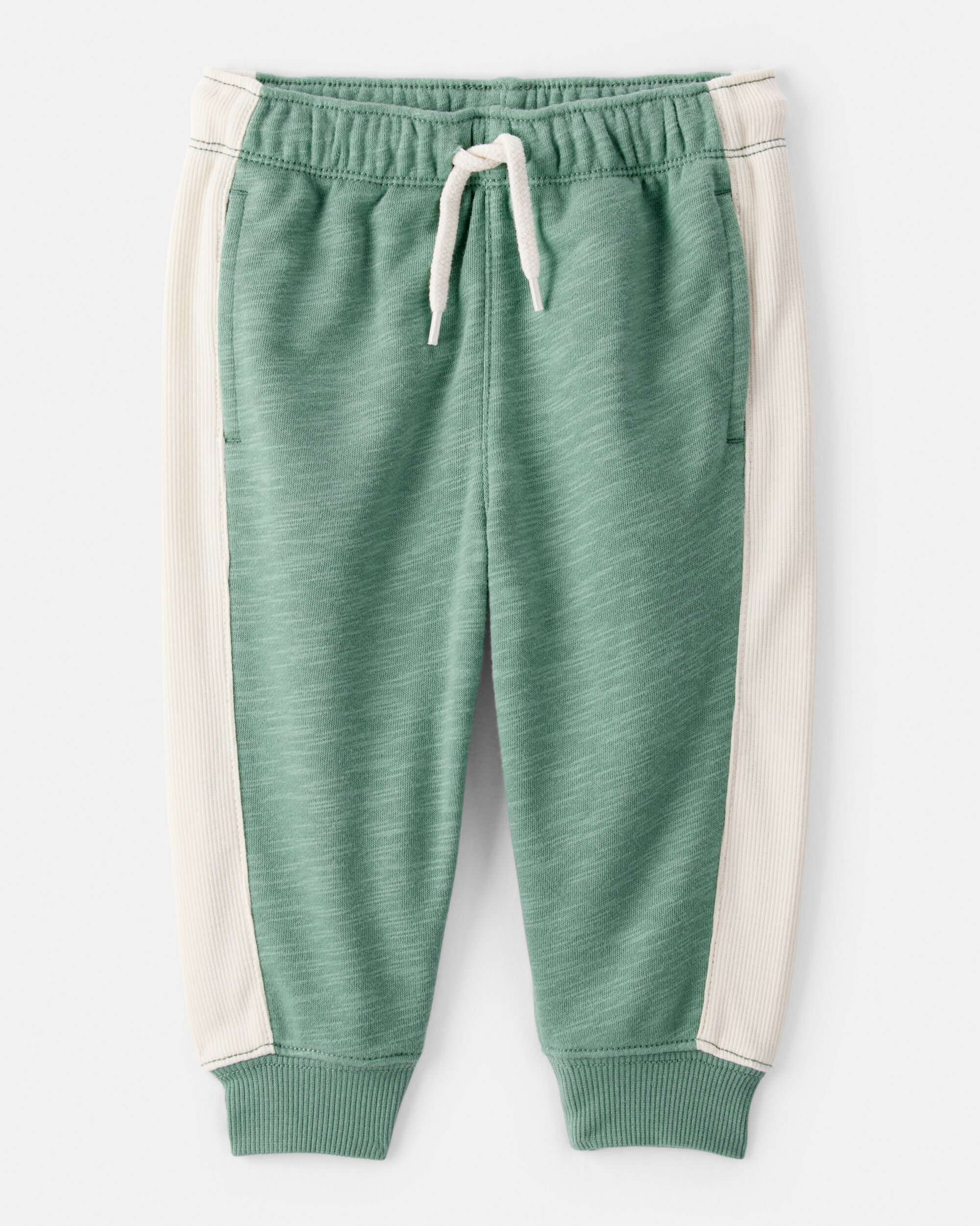 Baby 2-Piece French Terry Sweatshirt & Pull-On Jogger Set - Green