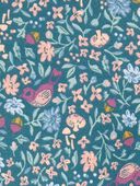 Blue, Green - Toddler Floral Print Stretch Leggings
, Selected