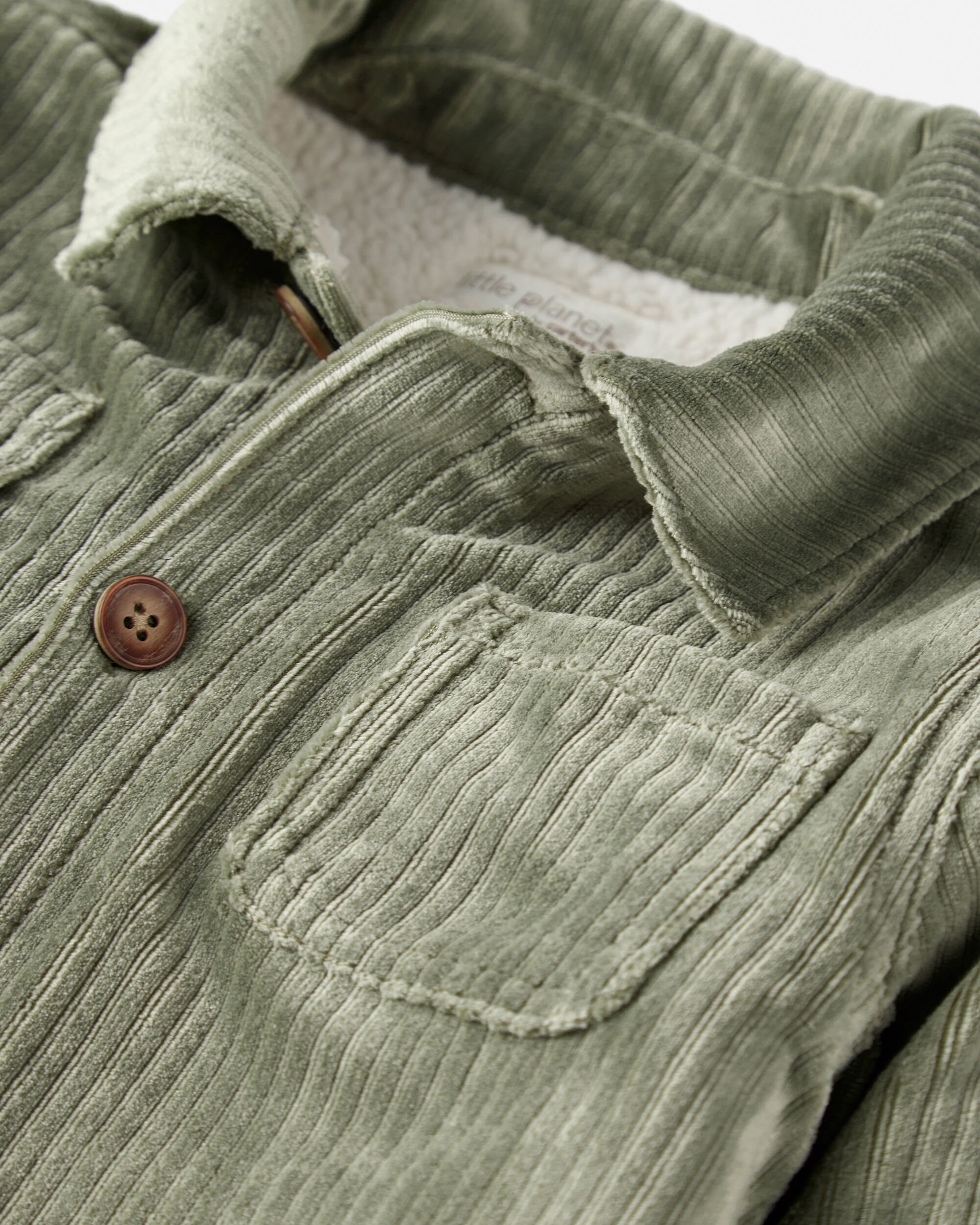 Baby Boy Recycled Velvety Corduroy Jacket