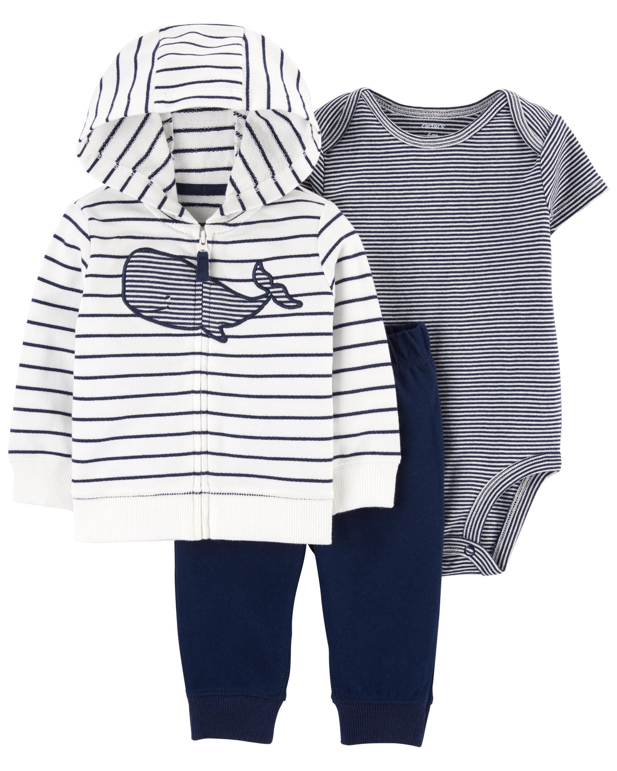 *DOORBUSTER* 3-Piece Whale Little Jacket Set