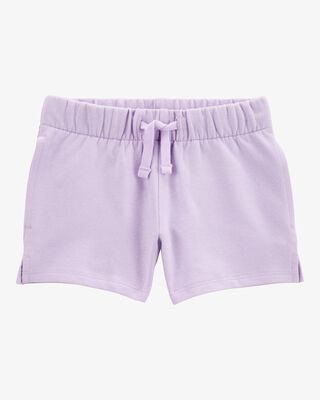 Product image 1 of Toddler Pull-On French Terry Shorts - Purple