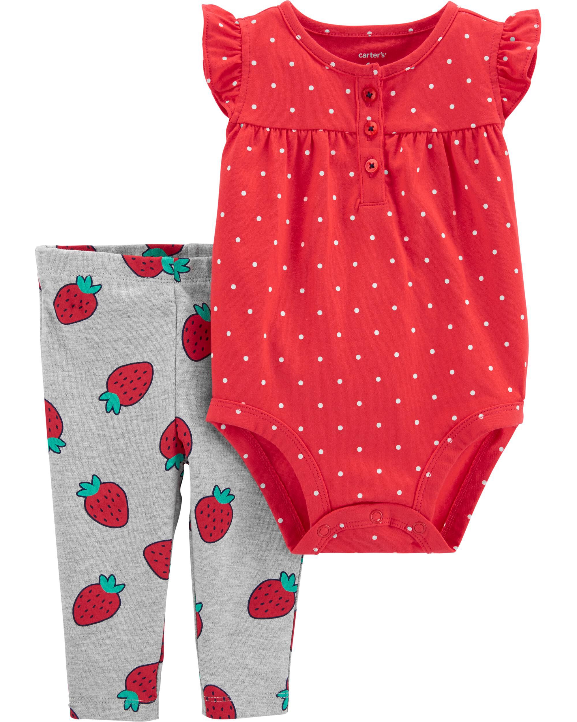 carter's strawberry outfit