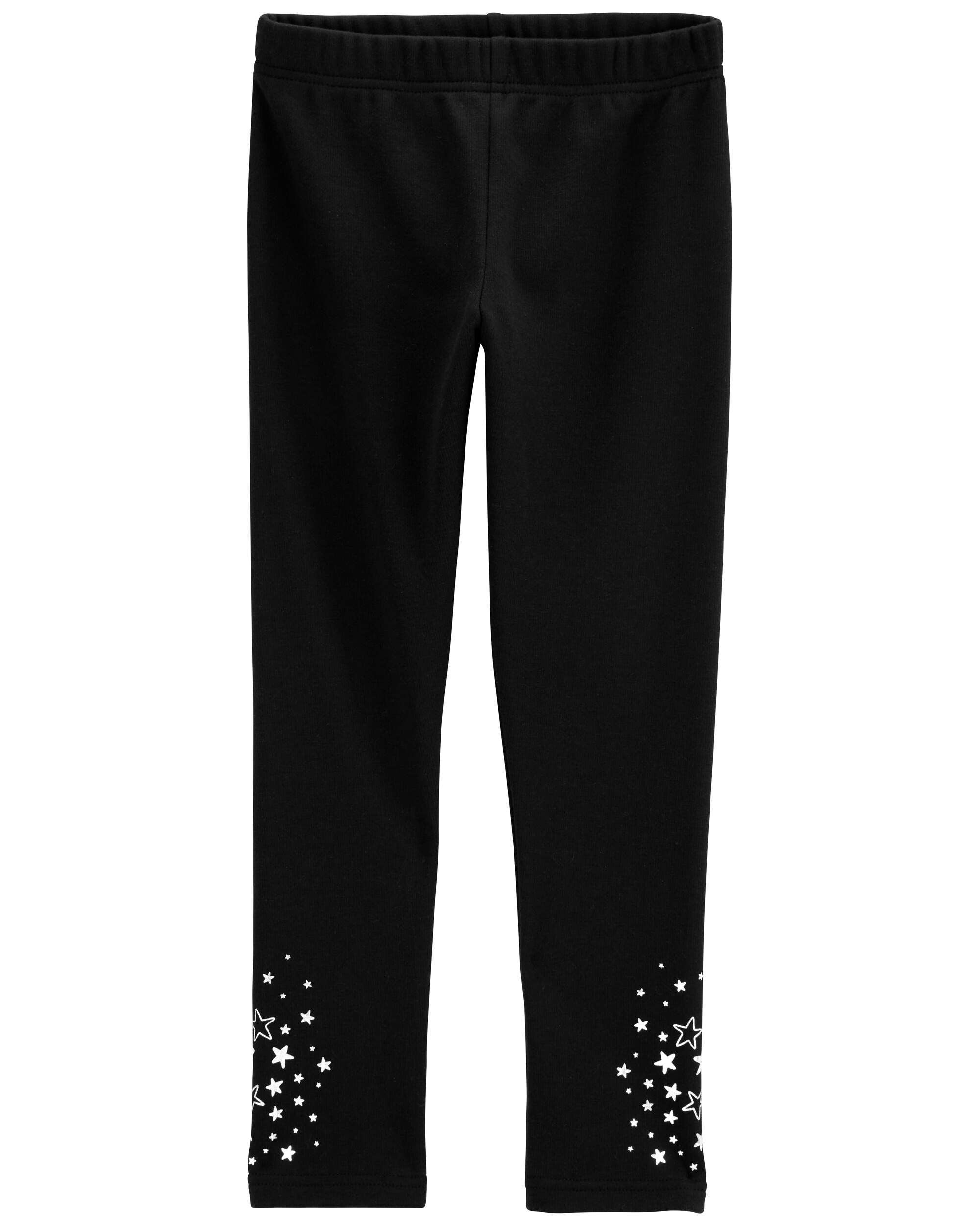 Kid Glitter Star Cozy Fleece Leggings Carter s Carter s
