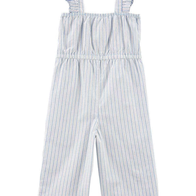 blue white striped pants
