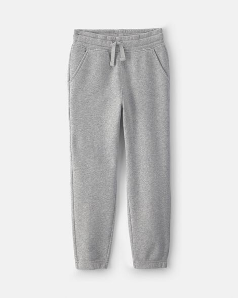 boys fleece joggers - grey