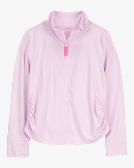 Product image 1 of Kid Solid Knit Jacket - Purple
