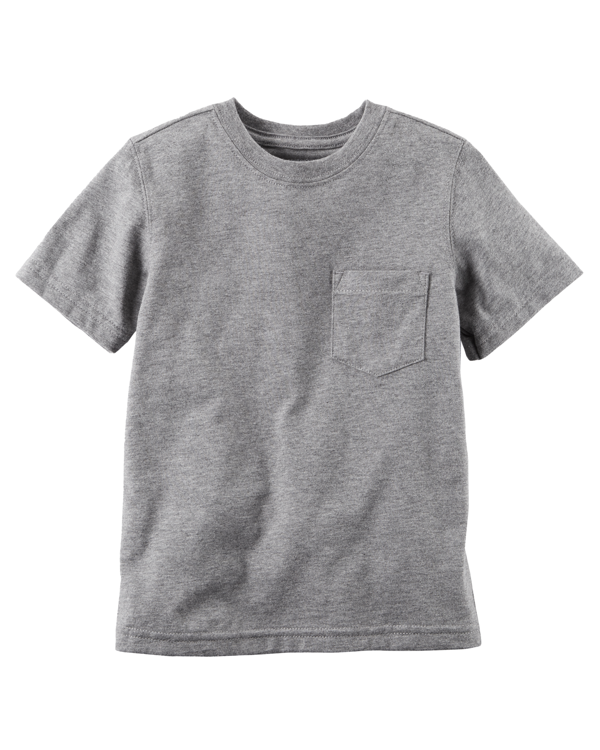 Toddler Solid Short-Sleeve Pocket Tee