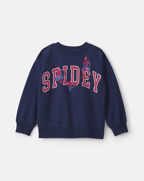 boys ©marvel spider-man pullover sweatshirt - navy blue