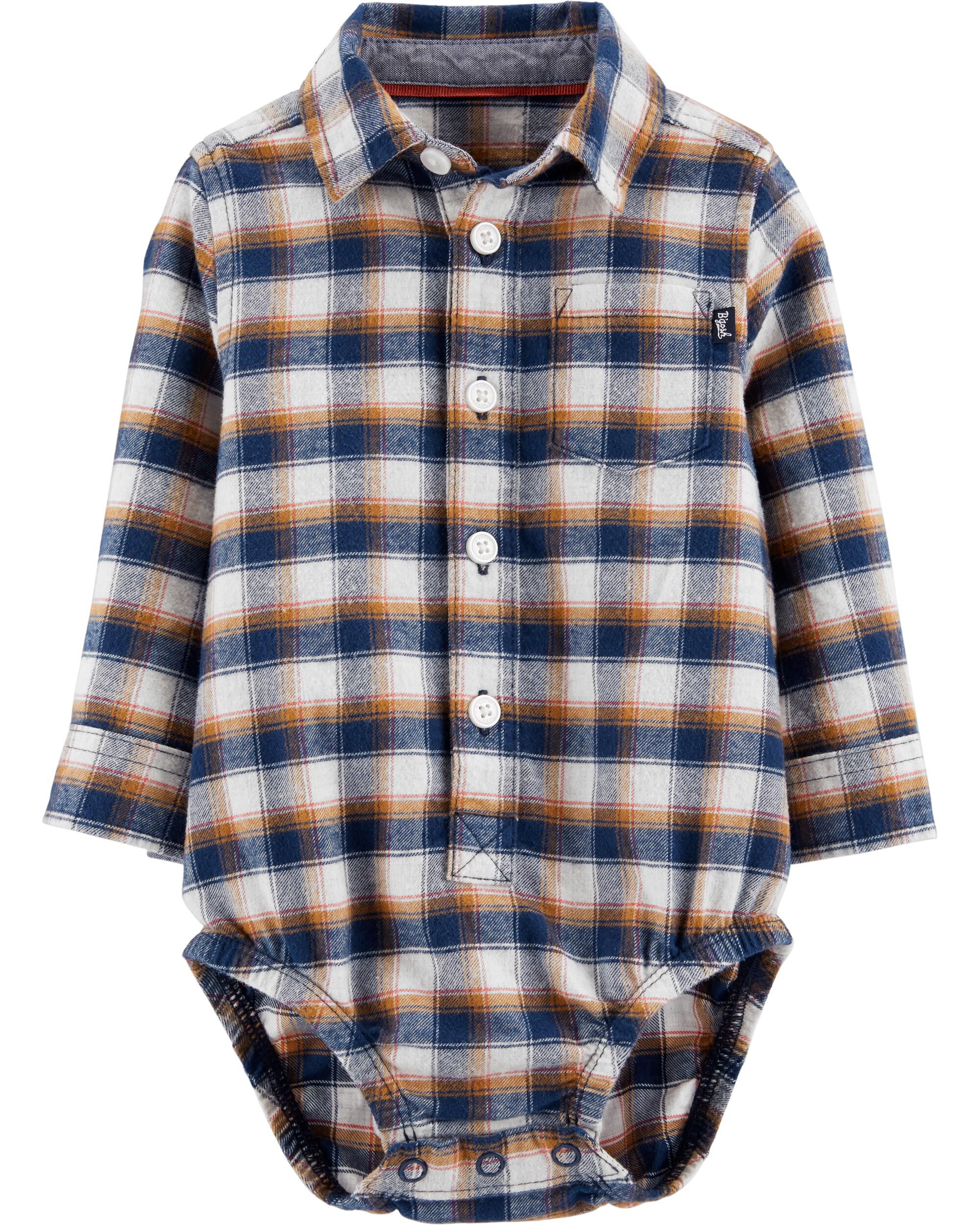 Flannel bodysuit Clearance