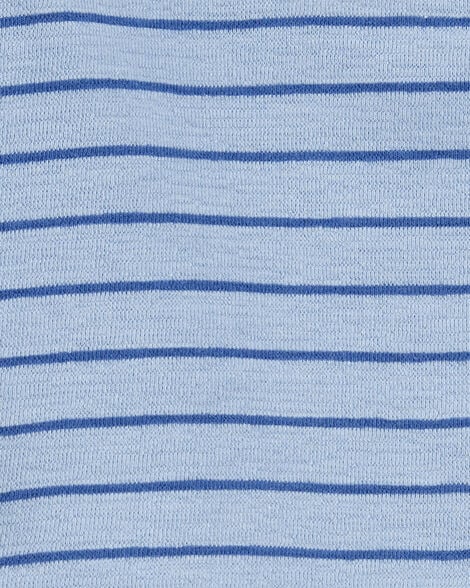  Product image 2 of Toddler 2-Piece Striped Henley Outfit Set - Blue