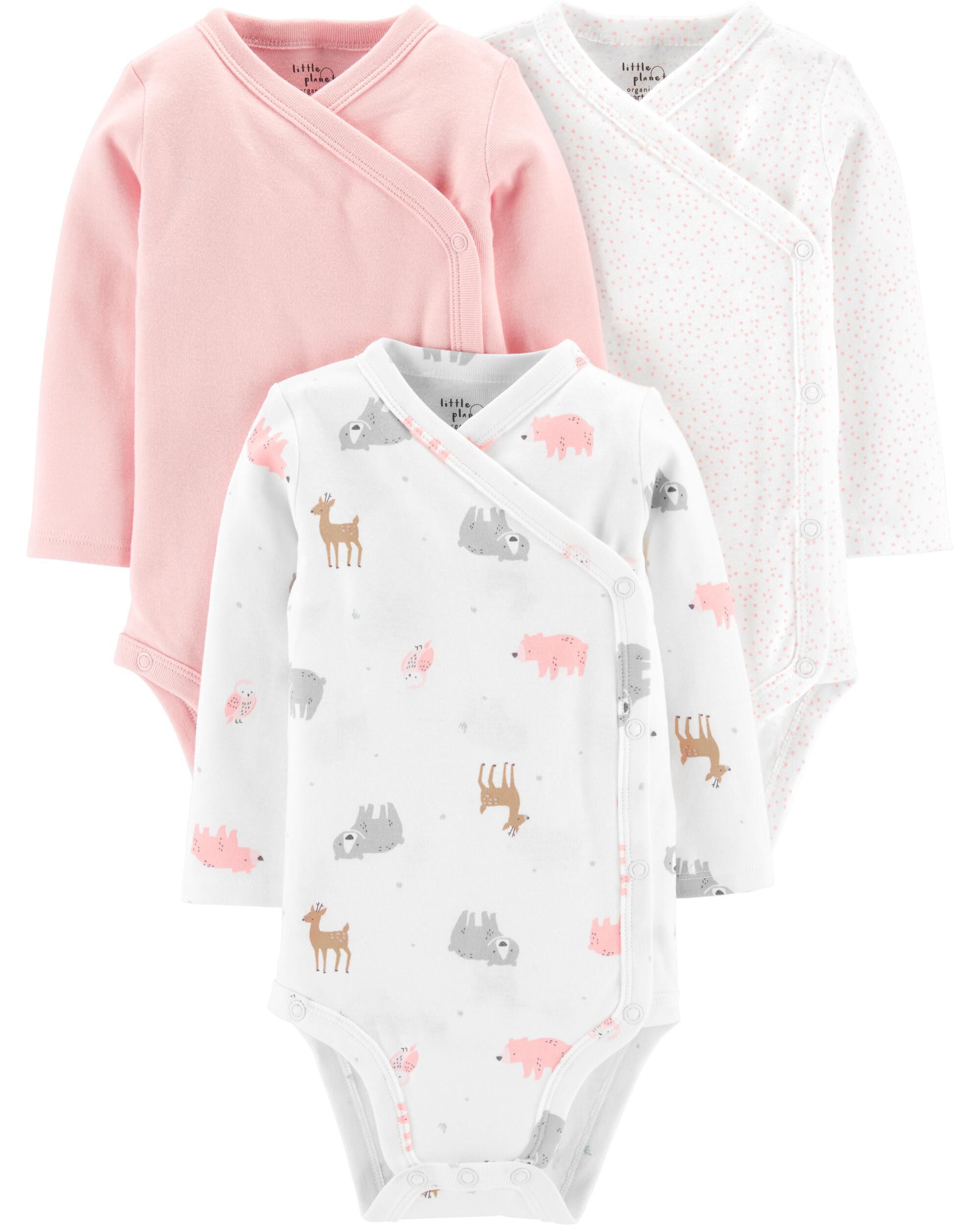 carter's side snap onesies