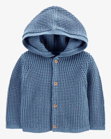  Product image 2 of Baby Hooded Cotton Cardigan