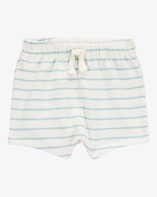 Product image 1 of Baby Striped Pull-On Slub Jersey Shorts