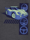 Grey - Toddler Racecar Graphic Tee, Selected