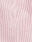 Pink - Baby Knit Denim Hickory Stripe Overalls - Pink, Selected