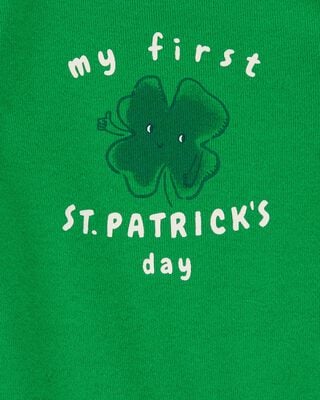 Product image 2 of Baby St Patrick's Day Ribbed Long-Sleeve Bodysuit - Green