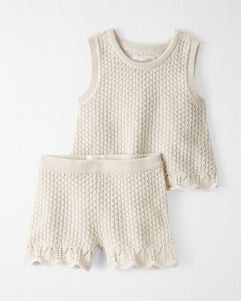  Product image 1 of Baby Girl 2-Piece Organic Cotton Sweater Knit Set