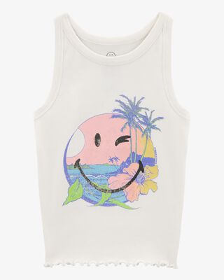 Product image 1 of Kid SmileyWorld Graphic Tank - Cream