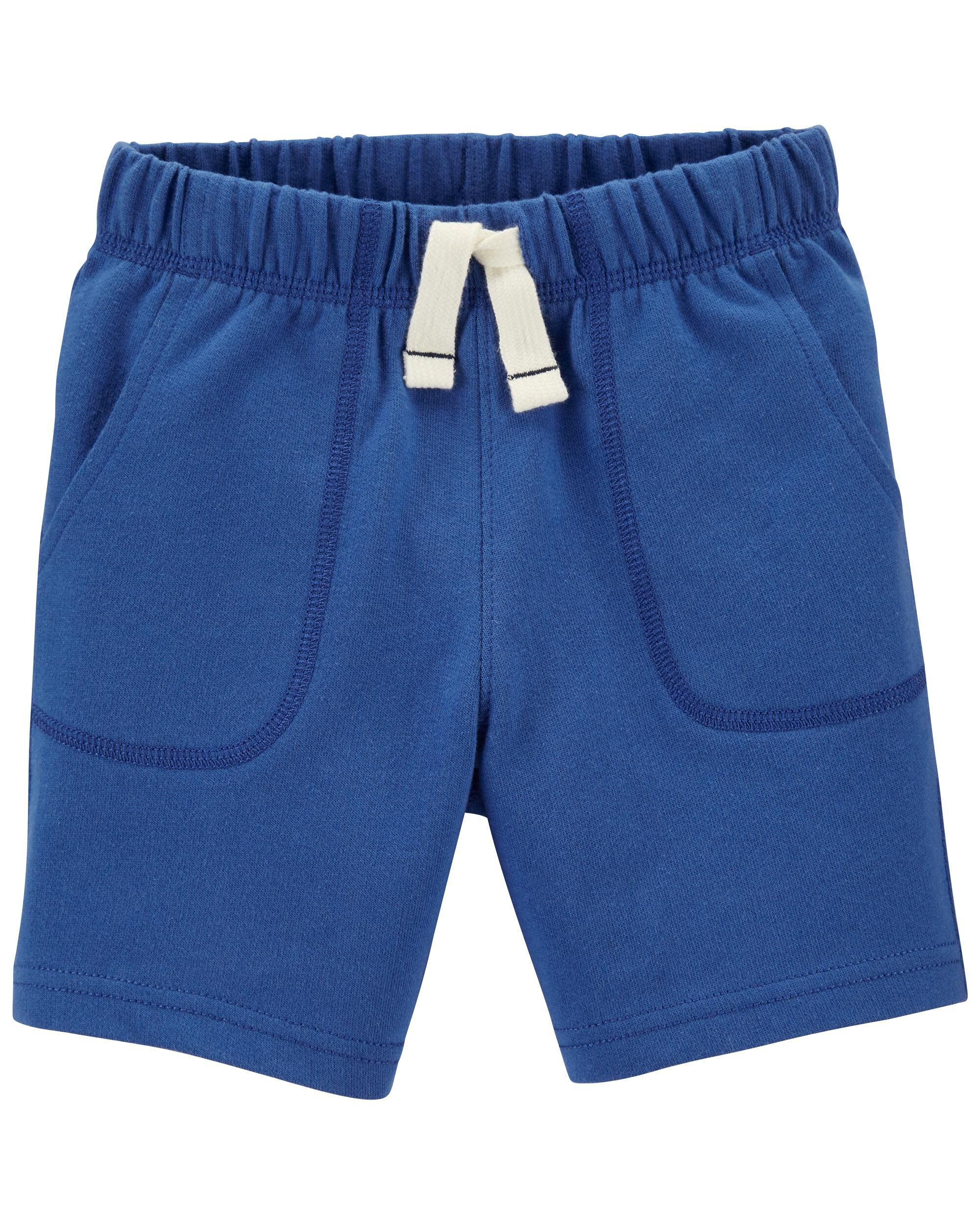 New Carter's Boy Pull-On Knit Denim Shorts Many sizes toddler kid boy 