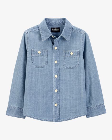  Product image 1 of Toddler Chambray Button-Front Shirt