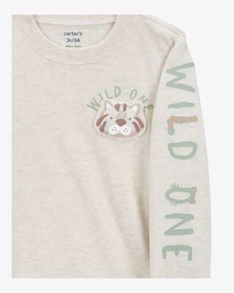  Product image 2 of Toddler Wild One Graphic Tee - Cream