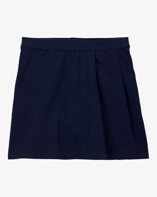 Product image 1 of Kid Ponte Knit Uniform Skirt - Navy