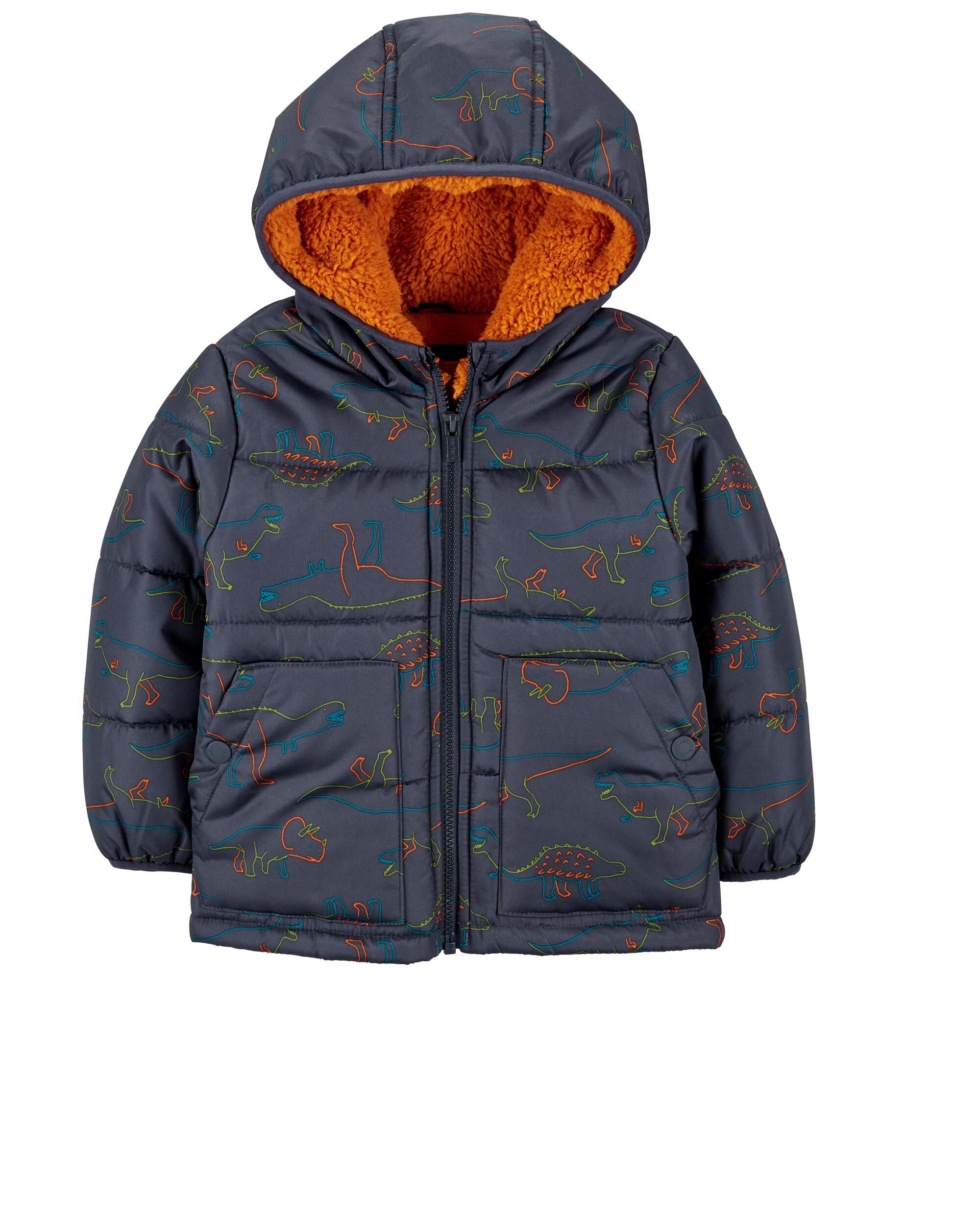 dinosaur puffer jacket