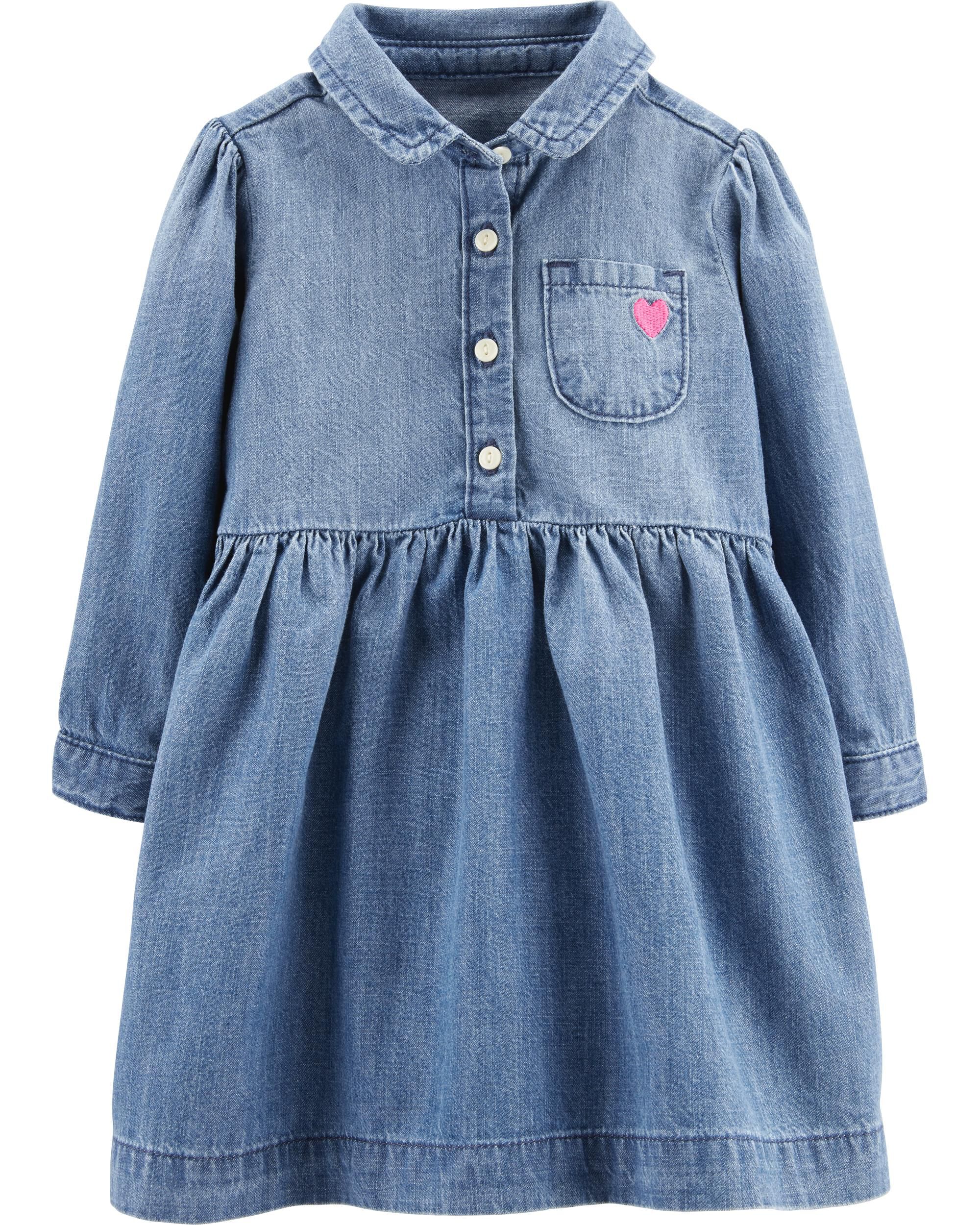 carters jean dress