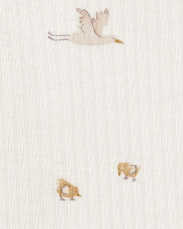 Product image 2 of Baby 2-Piece Bird Print Long-Sleeve Tee & Pant Set
