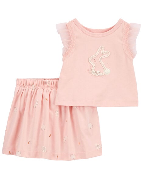  Product image 1 of 2-Piece Bunny Top & Skort Set