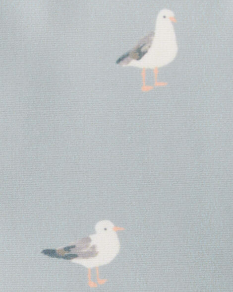Product image 4 of Baby Girl Recycled Seagull-Print Ruffle Swimsuit