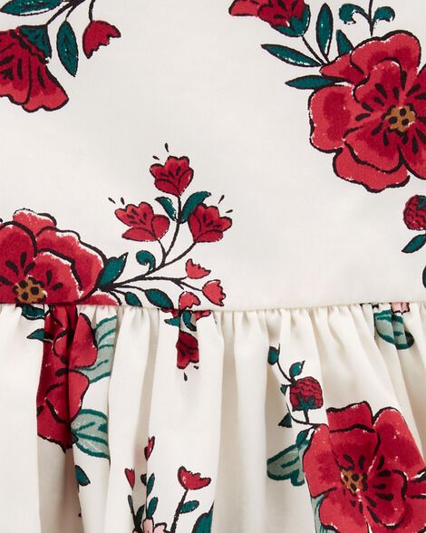  Product image 4 of Baby Floral Sateen Holiday Dress