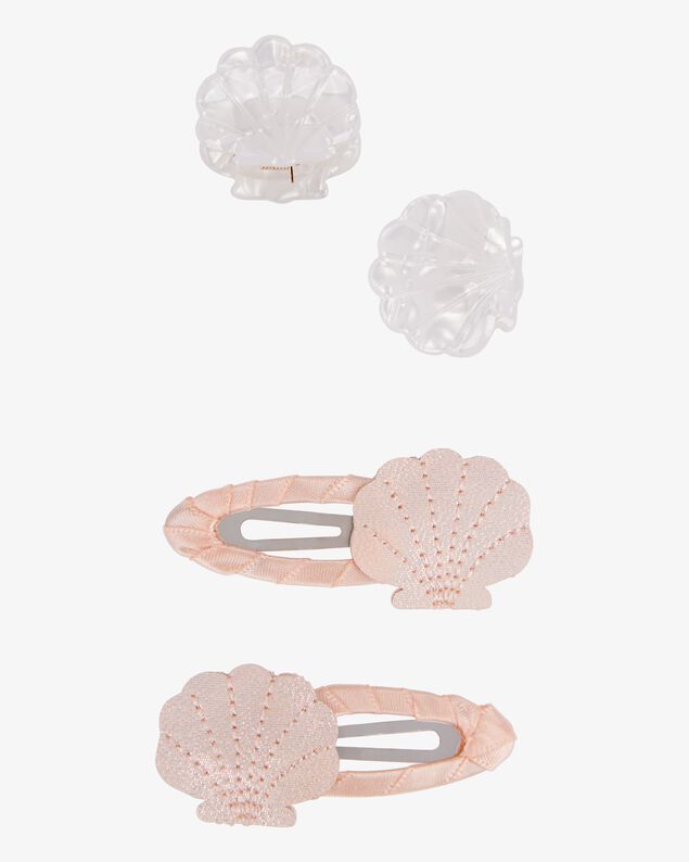 Product image 1 of Toddler 4-Pack Seashell Hair Clips