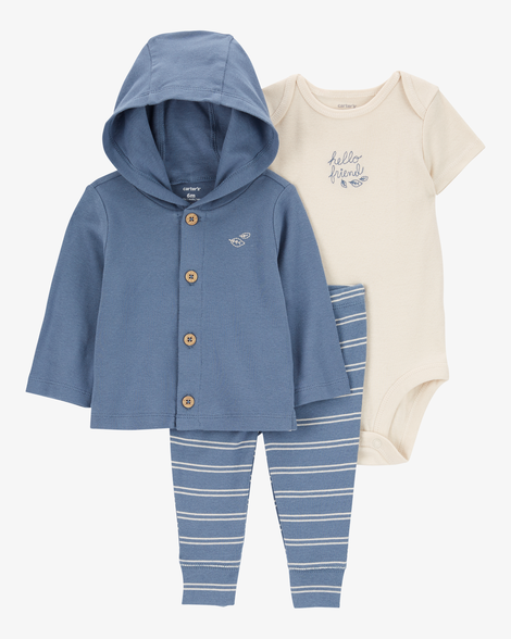 baby 3-piece little cardigan set