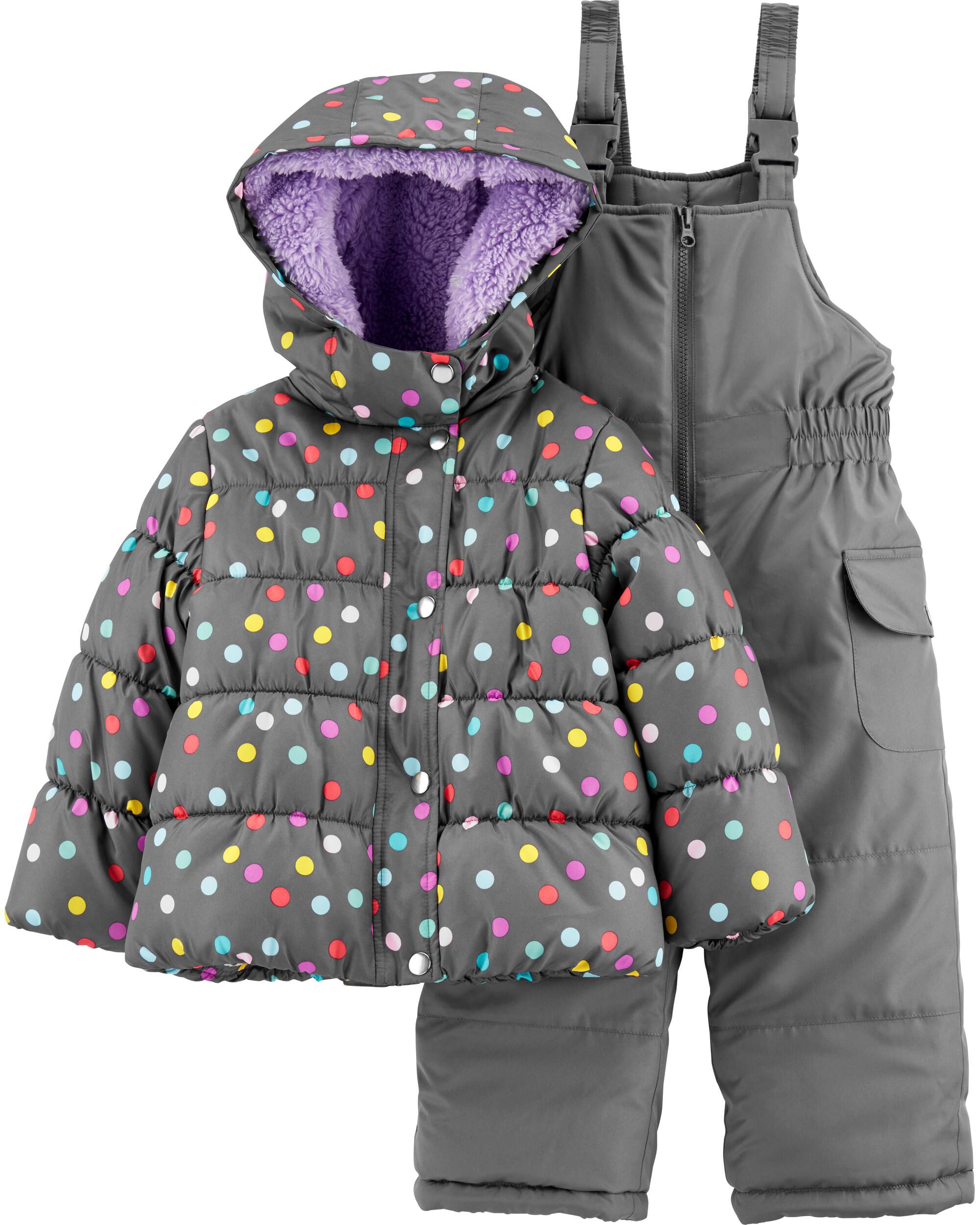 carter's snow bib and jacket