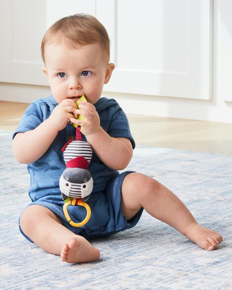  Product image 4 of Zebra Bandana Buddies Chime & Teethe Toy