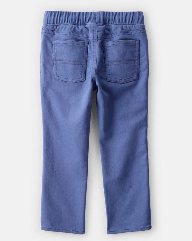 Product image 2 of Toddler Boy Cotton Pull-On Fashion Pants -  Blue