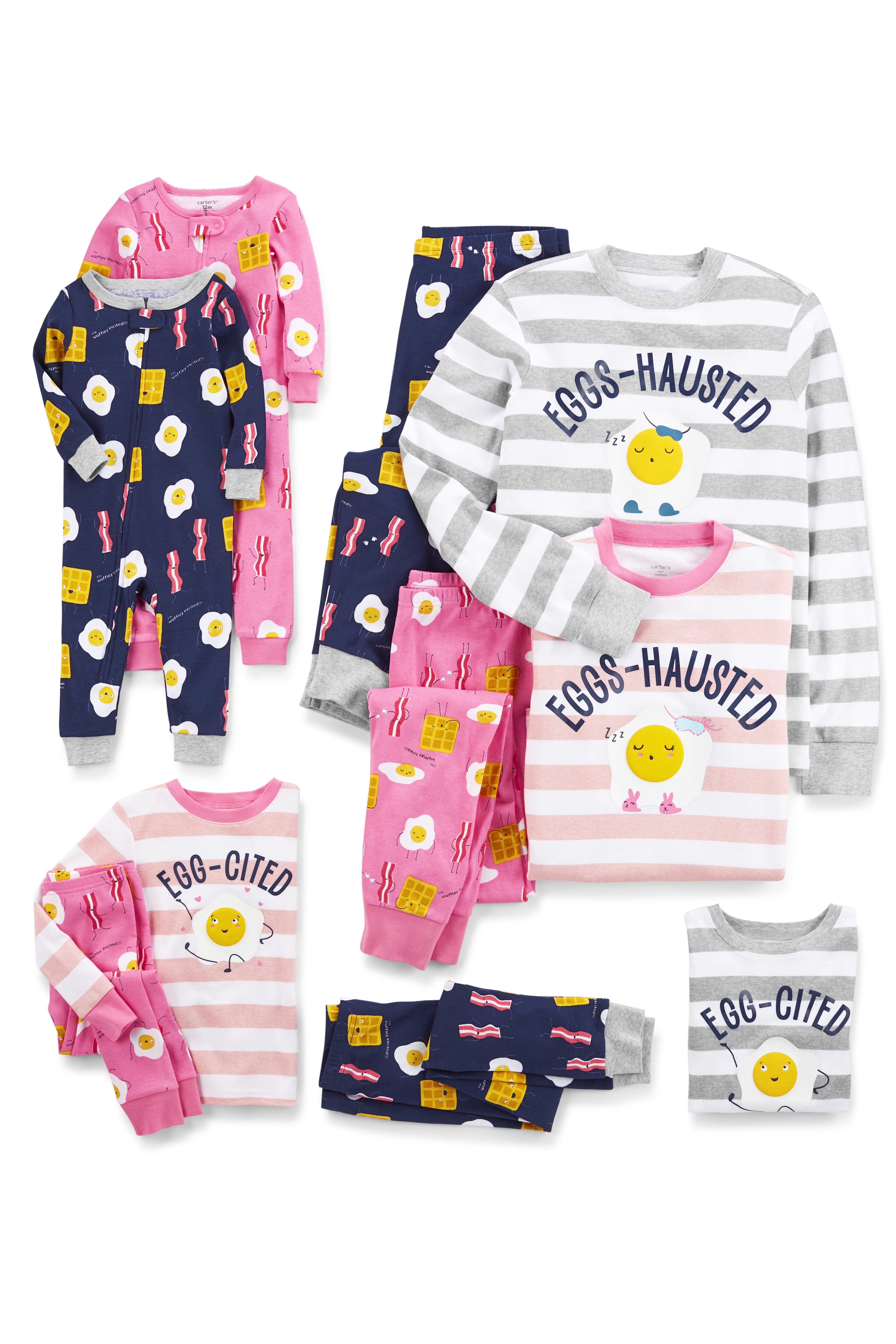 Details about   CARTER'S Girls Pan-Cakes Breakfast 3 PC Pajama Set 2T 4T Panda Toddler pjs NEW 
