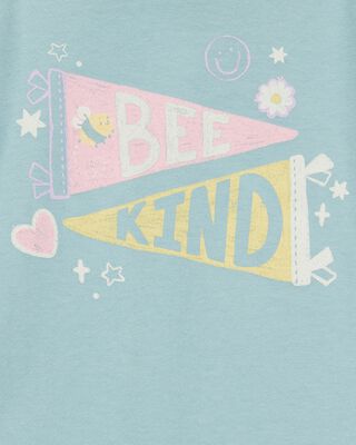 Product image 2 of Toddler Bee Kind Short-Sleeve Graphic Tee-Green