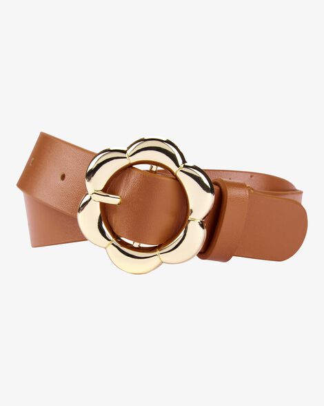 Product image 1 of Flower Buckle Belt - Brown