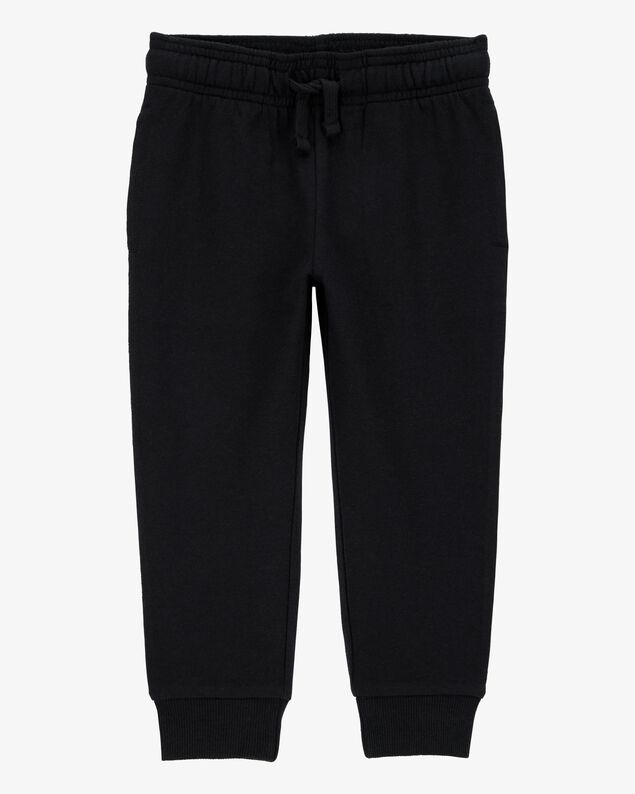 Product image 1 of Toddler Pull-On Drawstring Joggers - Black