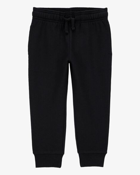 Product image 1 of Toddler Pull-On Drawstring Joggers - Black