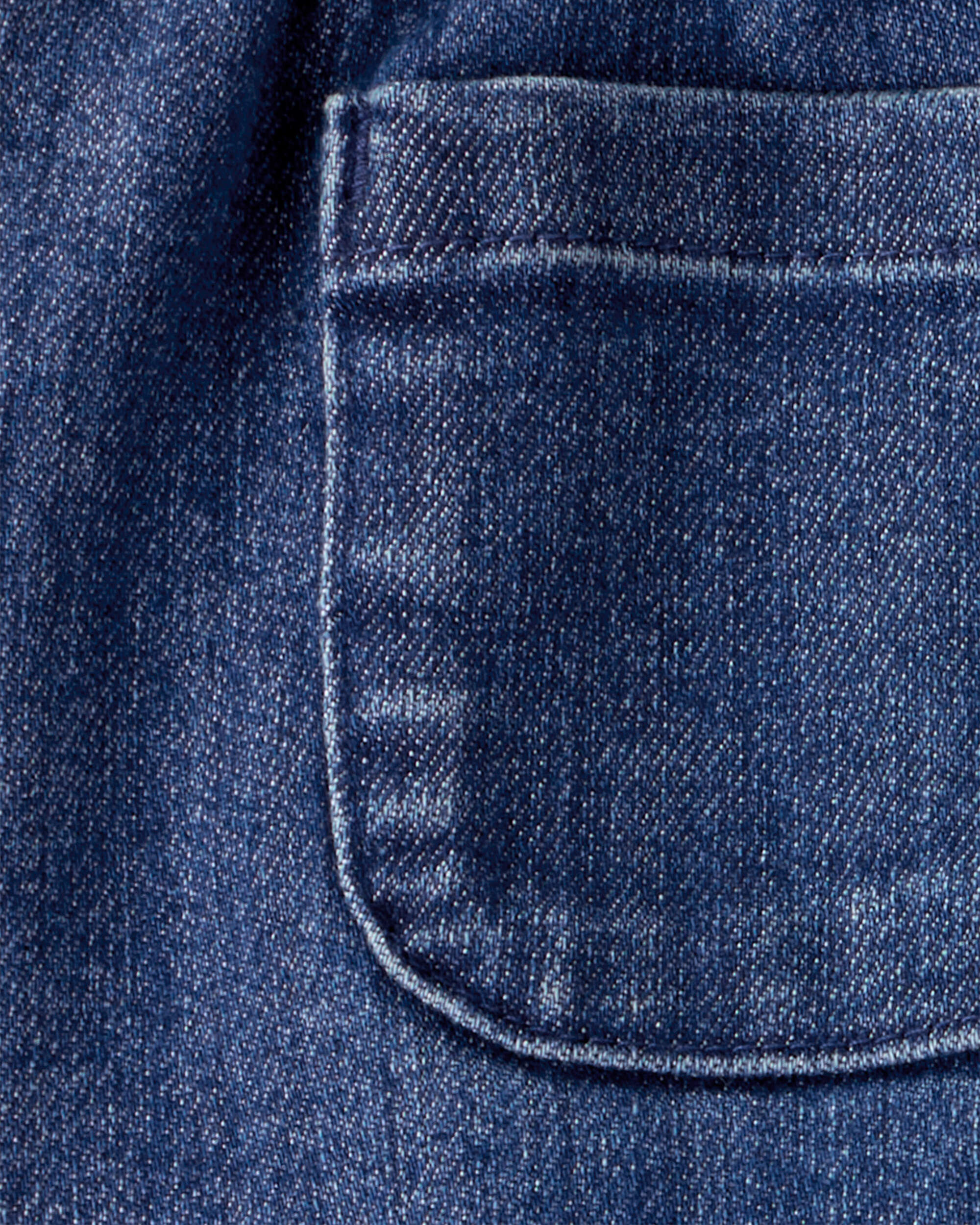 Toddler Girl Denim Button-Front Skirt - Blue