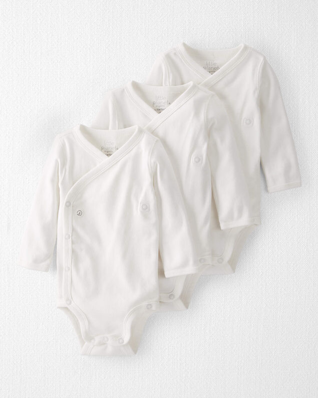 Product image 1 of Baby 3-Pack Organic Cotton Snap Bodysuits