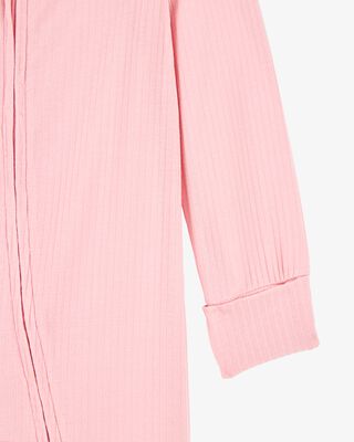 Product image 2 of Baby Solid 2-Way Zip PurelySoft Sleep & Play Pajamas - Pink
