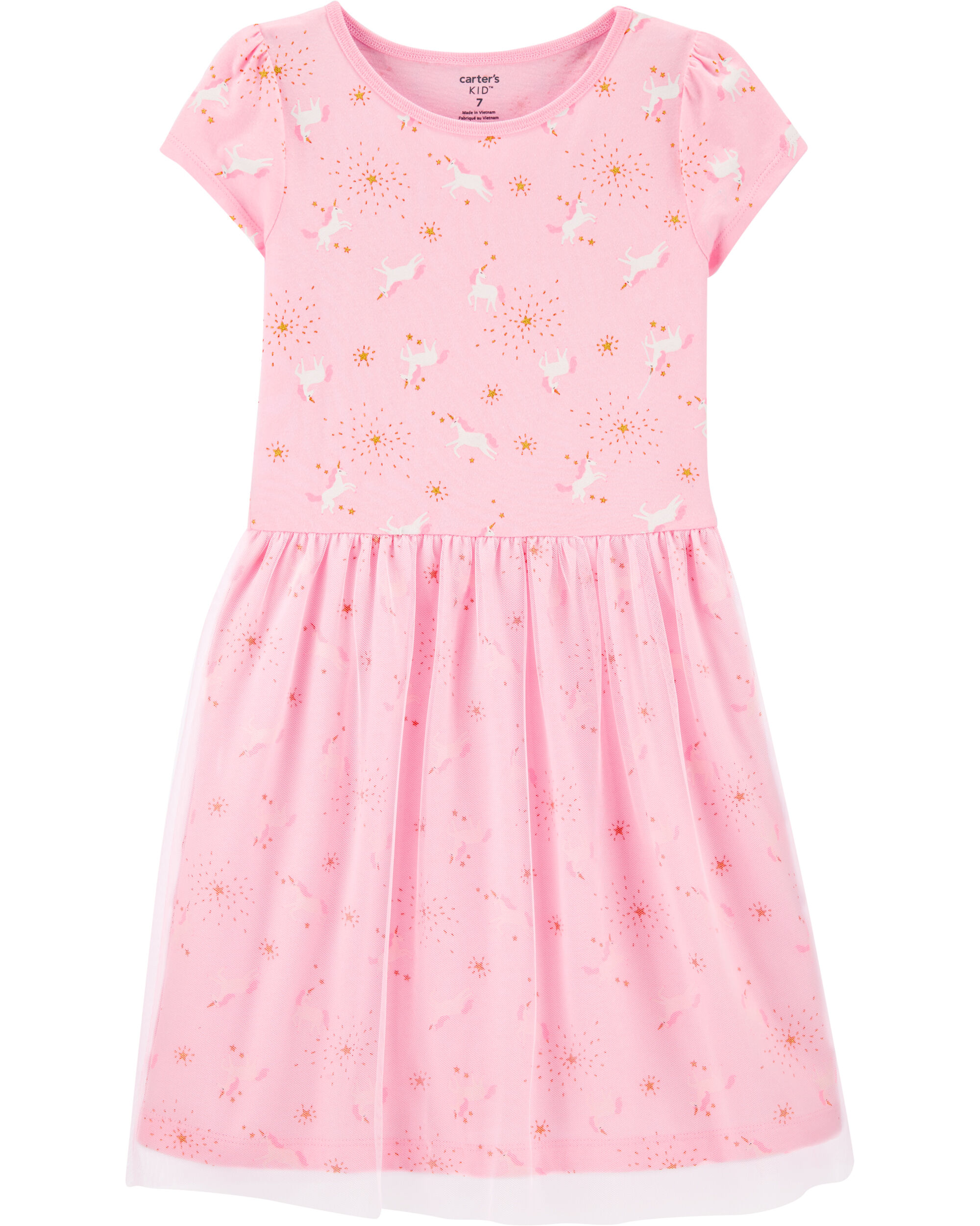 carter's unicorn tulle skirt