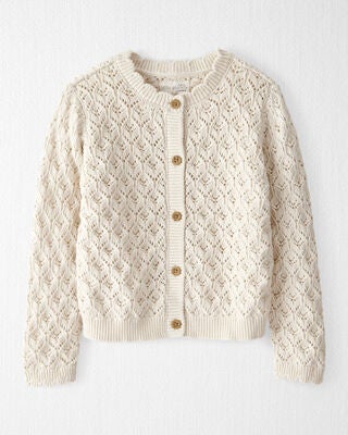 Product image 1 of Toddler Organic Cotton Pointelle Sweater